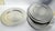 Plastic The Bullseye Design Silver Lacquered 14 Inch Charger Plate Set of 4 Original Box For Sale - Image 7 of 15