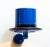 1960s Blue Surreal Top Hat Model V298 Wall Light by Hans Agne Jakobsson for Hans-Agne Jakobsson Ab Markaryd, 1960s For Sale - Image 5 of 8