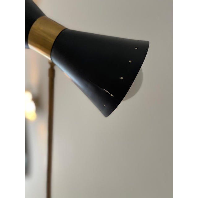 Mid-Century Modern 1970s Italian Counter Balance Floor Lamp For Sale - Image 3 of 4