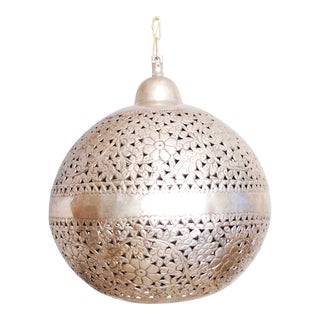 Laura Silver Hanging Lamp For Sale