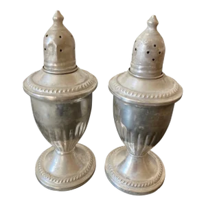 Duchin Sterling Silver Salt & Pepper Shakers With Rope Design, Pair