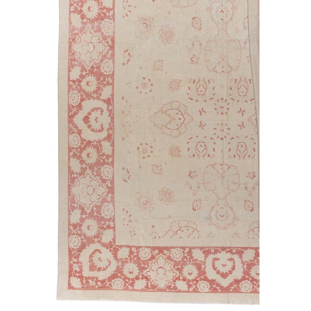 Vintage Circa 1960 Subdued Agra Design Rug 13ft 6in X 21ft 9in For Sale In New York - Image 6 of 10