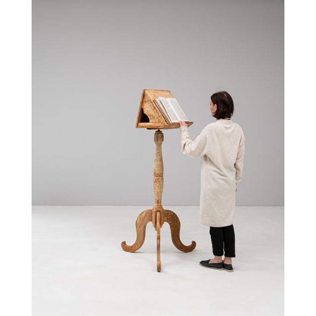19th Century French Wooden Book Stand For Sale - Image 4 of 18