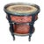 Late 20th Century Fancy Wooden 2-Tier Single Drawer Oval Side Table For Sale