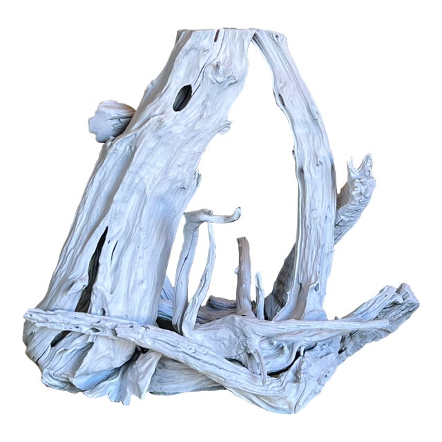 Vintage Mid-Century Modern Sculptural Driftwood Lamp For Sale