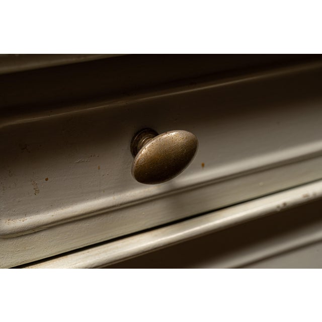 Early 20th Century Early 20th Century Steel Dental Cabinet Cart For Sale - Image 5 of 11