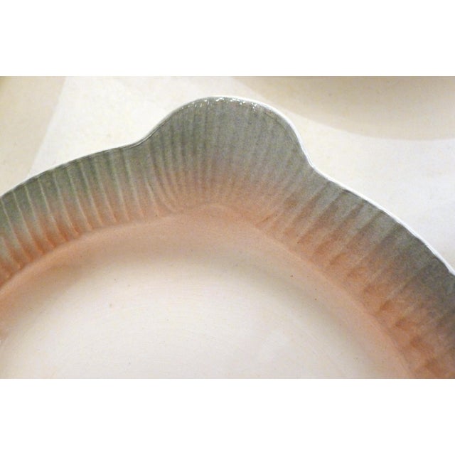 Vintage Fish Plates in Digoin Sarreguemines Earthenware, 1930s, Set of 12 For Sale - Image 9 of 17