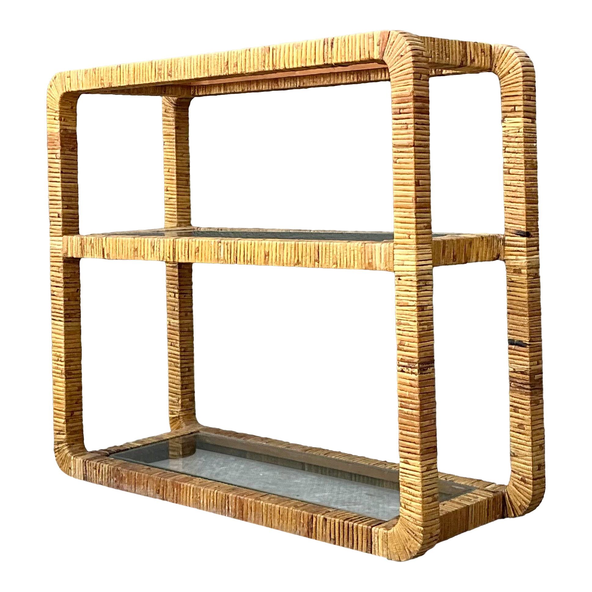 Vintage Glass Shelving | Chairish