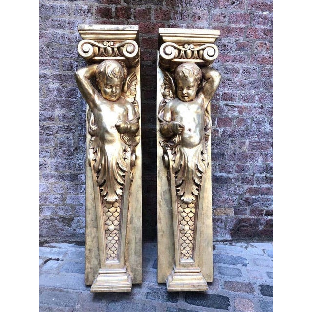 20th-Century Ionic Columns, Set of 2 For Sale - Image 9 of 12