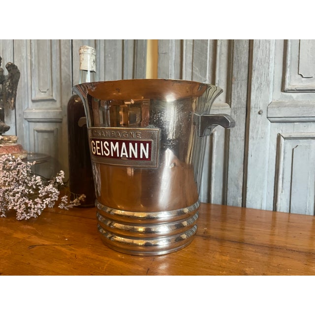 Paint Vintage French Champagne Cooler from Geismann, 1920s For Sale - Image 7 of 13