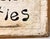 Primitive Folk Art Hand Painted 'Eccentricities' Sign For Sale - Image 4 of 14