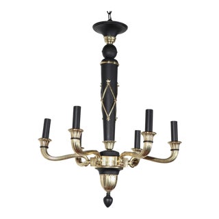 French Regency Revival Style Chandelier For Sale