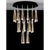 Gold Meteoriti Di Metallo Chandelier in Aluminum and Acrylic by Jago For Sale - Image 4 of 11