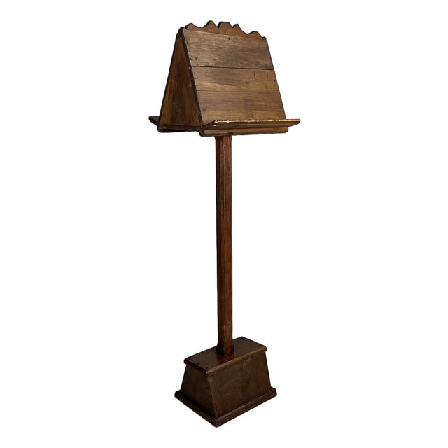 Italian Bookstand in Wood, 1930s For Sale