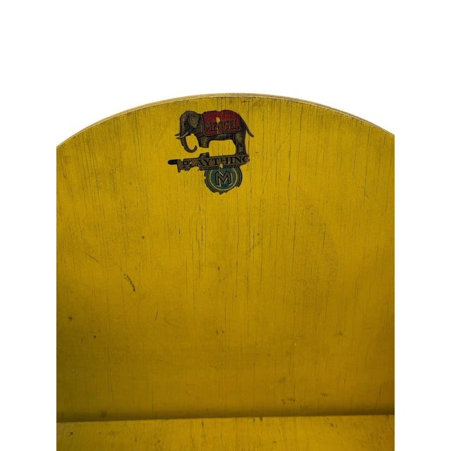 Wood Antique Walt Disney Donald Duck Rocker - Rare! For Sale - Image 7 of 8