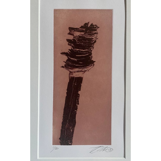 2010s 2013 "Untitled" Photogravure With Chine-Collé by Henrieke Strecker For Sale - Image 5 of 11
