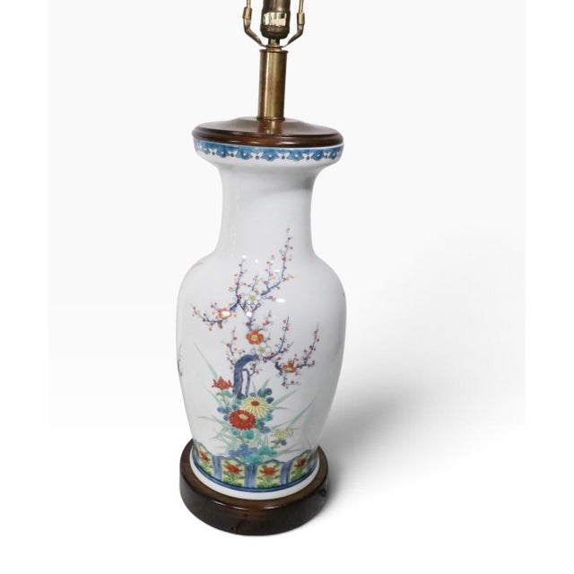 Mid 20th Century Chinese Style Ceramic Lamps by Frederick Cooper - Pair For Sale - Image 15 of 18