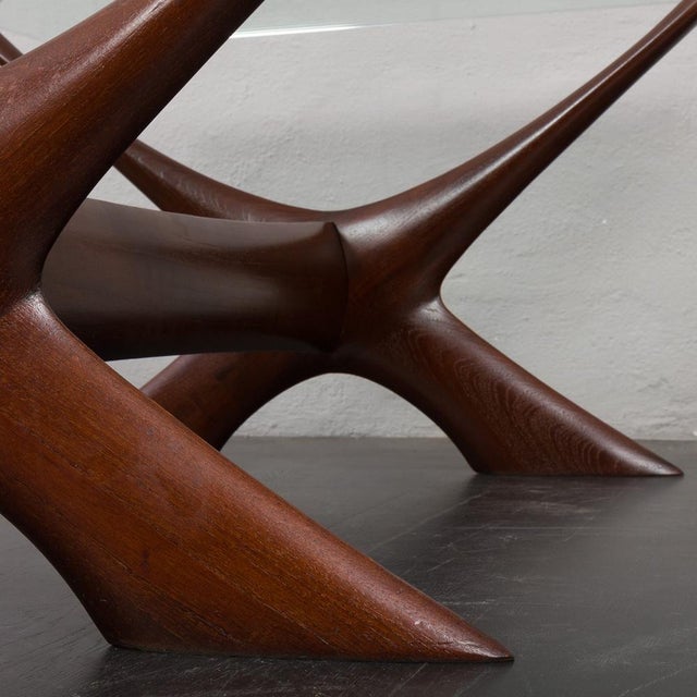 Wood Teak Coffee Table by Illum Wikkelsø for CF Christensen, Denmark, 1960s For Sale - Image 7 of 14