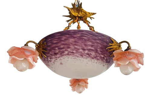 Antique Purple Chandelier