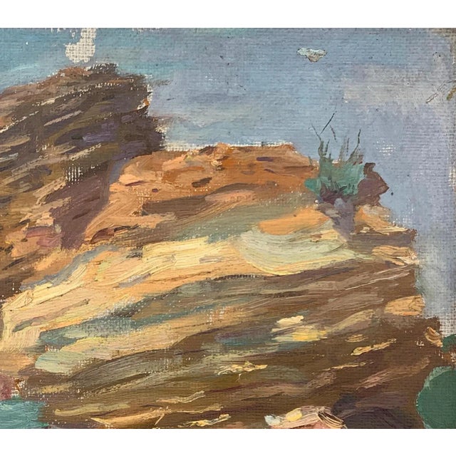 Realism Original Seascape Oil Painting, Ukrainian Artist, 1961 29-34 For Sale - Image 3 of 6