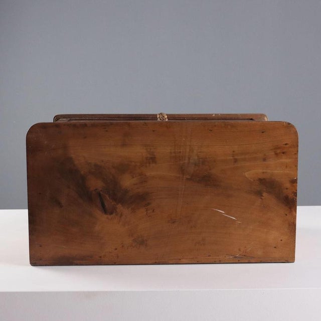 Cappuccino Chest of Drawers in Walnut For Sale - Image 9 of 10