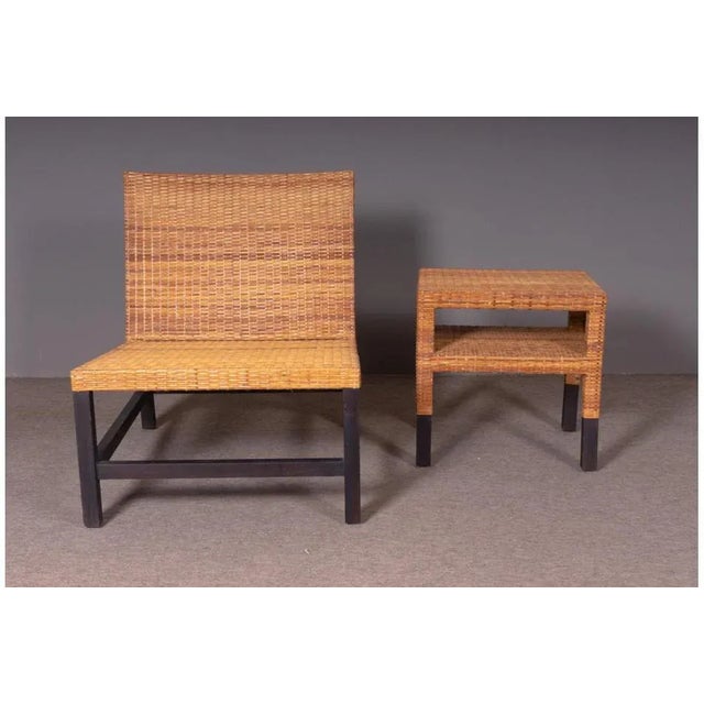 Set of Lounge Chair and Coffee Table For Sale - Image 5 of 6