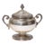 Metal Continental 925 Silver Covered Sugar Bowl, 1950s For Sale - Image 7 of 7