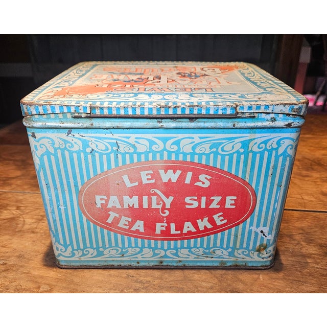 Lewis Biscuit Tin For Sale - Image 10 of 12