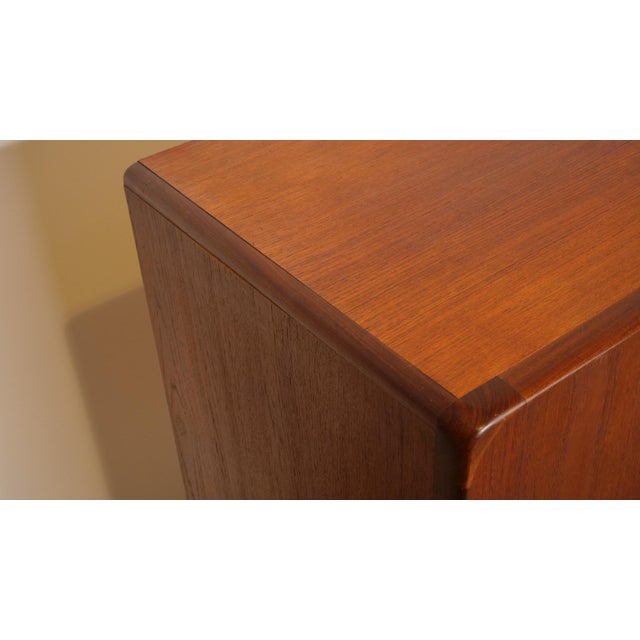 Vintage Danish Highboard in Teak from Clausen & Søn For Sale - Image 8 of 18