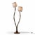 Rattan Floor Lamp Calyx - Handcrafted Natural Pencil Reed Tall Standing Lamp For Sale - Image 11 of 14