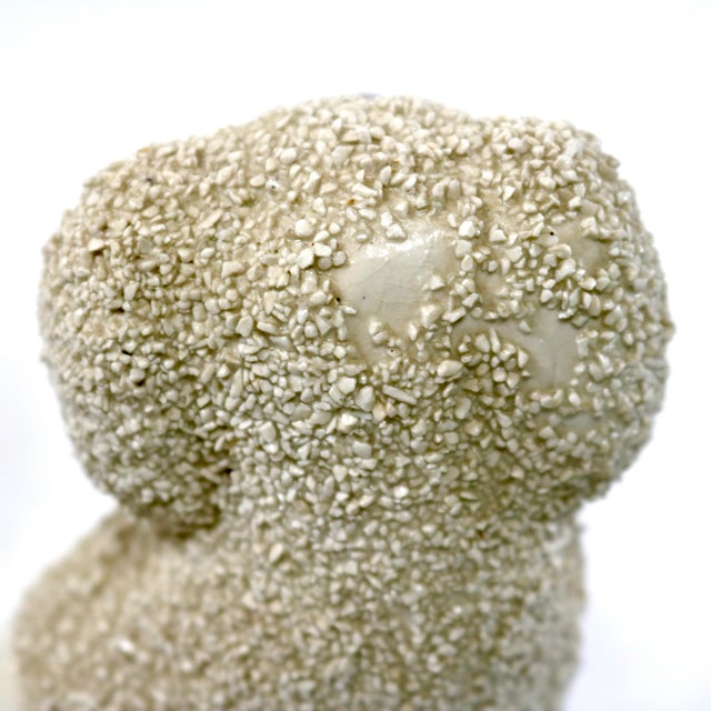 Staffordshire Ware Pair of Confetti Poodle Mantle Dogs For Sale - Image 10 of 12