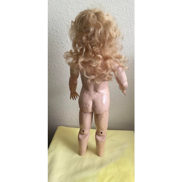 Teal Antique 21” Jules Steiner French Doll For Sale - Image 8 of 12