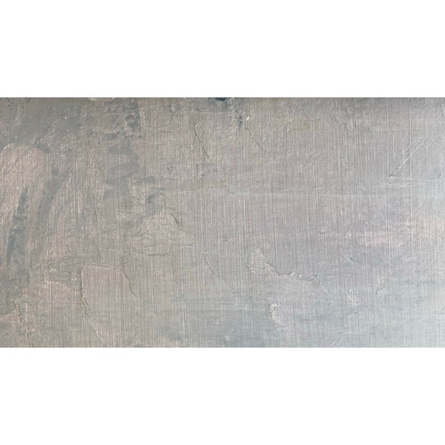 2000 - 2009 Met and Moma Museum Collected Artist Yuri Kuper Seascape Painting Vintage Brutalist Minimalist Dark Modern For Sale - Image 5 of 9