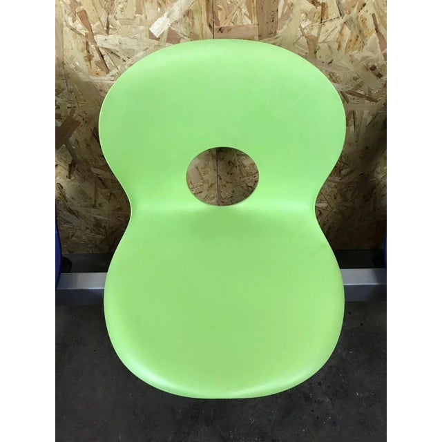 Blue Chrome Olivia 3 Seater Bench by Raul Barbieri for Rexite, Italy, 1970s For Sale - Image 8 of 12