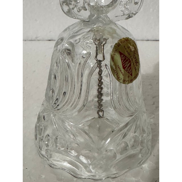 Late 20th Century Vintage 20th Century Lead Crystal Hand Bell For Sale - Image 5 of 7