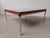 Danish Coffee Table in Aluminium, Teak and Decorated Ceramic Tiles, 1970s For Sale - Image 6 of 9