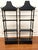 Chinoiserie Mid 20th Century Pair of Chinoiserie Pagoda-Style Curio Shelves/Etageres With Drawers For Sale - Image 3 of 5