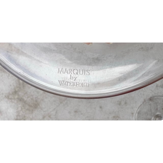 Traditional Vintage Marquis by Waterford Crystal Balloon Wine Glasses - A Pair For Sale - Image 3 of 3