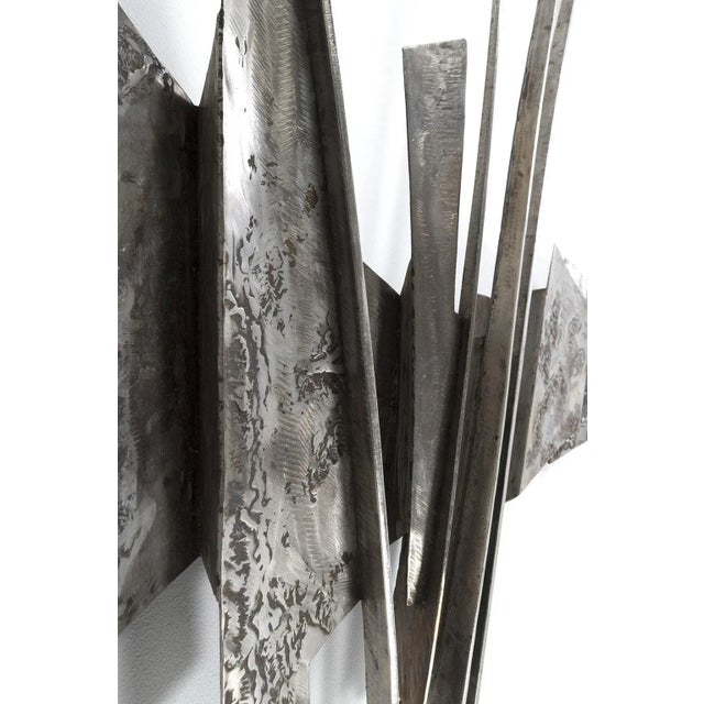 Vintage Brutalist Wall Sculpture For Sale - Image 6 of 9