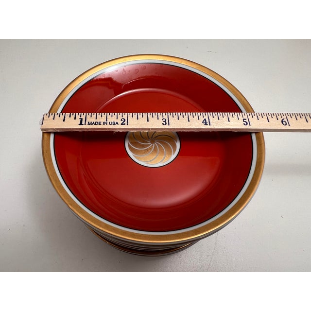 Fitz and Floyd Medaillon d'Or Terra Cotta Dinner Service for 8 - 57 Pieces For Sale - Image 14 of 16