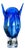 Large Vintage Model 296/1/32 Cobalt Blue Art Glass Vase by Josef Hospodka for Chřibská, Czechoslovakia, 1960s For Sale