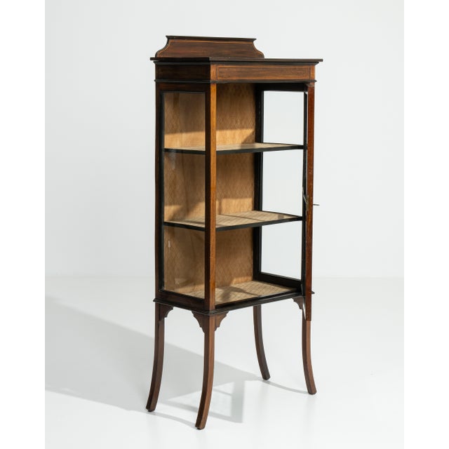 Edwardian Inlaid Cabinet United Kingdom 19th Century For Sale - Image 10 of 14