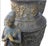 Vintage monumental French patinated neoclassical style two-handle vases. These vases are made of high-quality resin and...