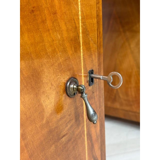 Metal Art Deco Desk in Wood For Sale - Image 7 of 11