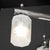 Art Deco Style 10 Arm Frosted & Etched Glass Chandelier W/ Polished Nickel Frame For Sale - Image 10 of 18