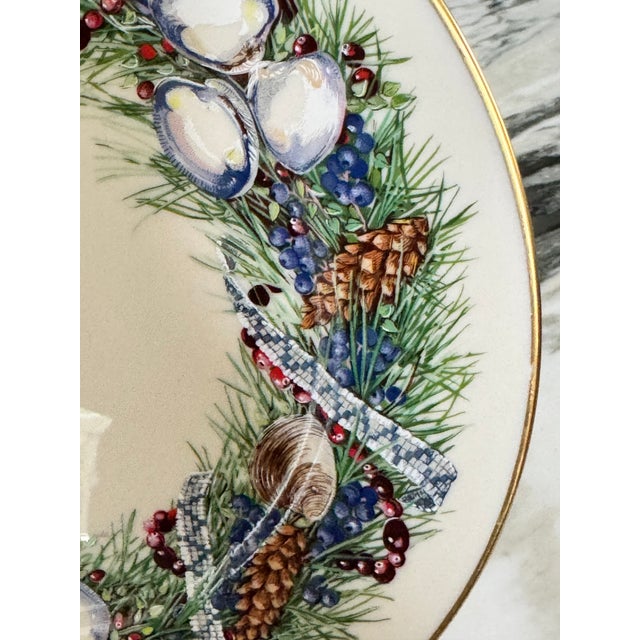 1984 Lenox Colonial Christmas Wreath Issue Rhode Island For Sale - Image 11 of 11