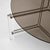 Vintage Round Coffee Table in Smoked Glass and Acrylic Glass, 1970s For Sale - Image 5 of 6