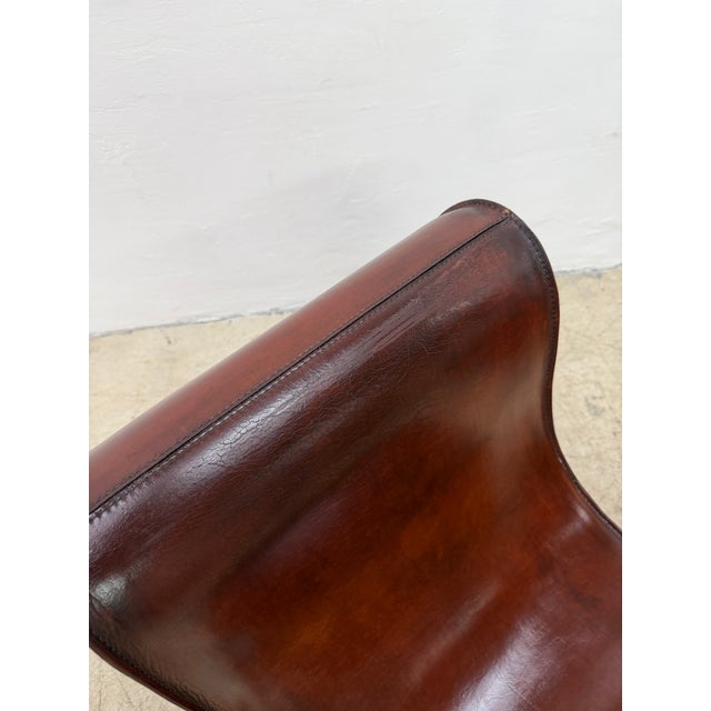Gregorio Spini "Sutra" Distressed Leather Lounge Chairs for Kundalini - A Pair For Sale - Image 16 of 18