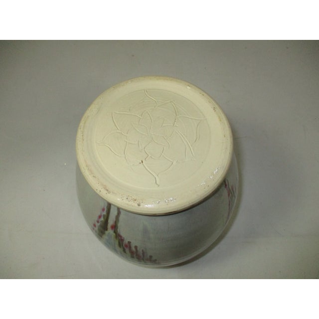 Ceramic Studio Pottery Slip Glaze Covered Jars, Set of 2 For Sale - Image 7 of 11