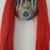 2020s Original Joel Huff Southern Gothic Folk Mask Titled "Crimson Ghost". For Sale - Image 5 of 9